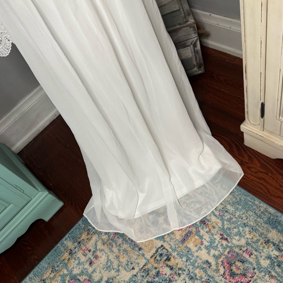 Lulus Awaken My Love Long Sleeve Lace Maxi Dress Size Large NWT Bride Wedding - Picture 11 of 15